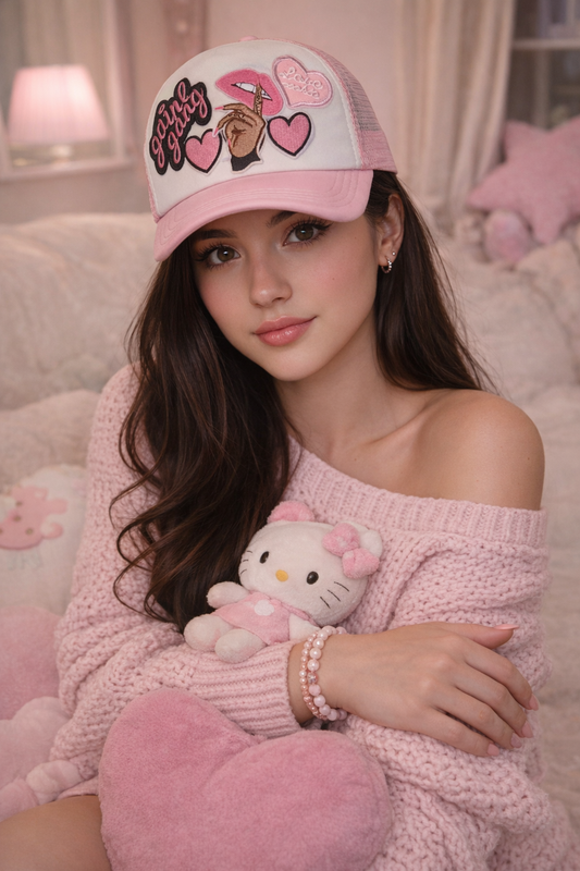 Light Pink Trucker Hat